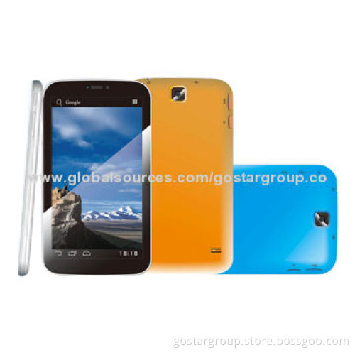 7-inch Dual-core 3G Phone Call Tablet PCs/MIDs with GPS, BT, FM, 800 x 480P Resolution